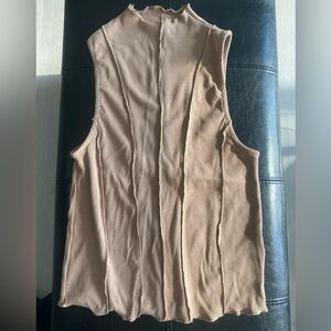 Dynamite tan sleeveless tank top